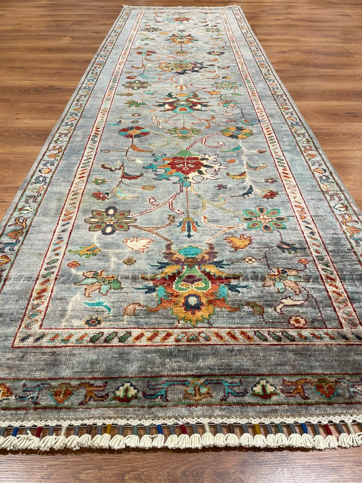 Afghan Binbirgece Handwoven Runner Rug – 86X297 by Camel Carpet