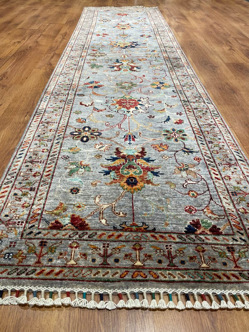 Afghan Binbirgece Handwoven Runner Rug – 82X307 by Camel Carpet