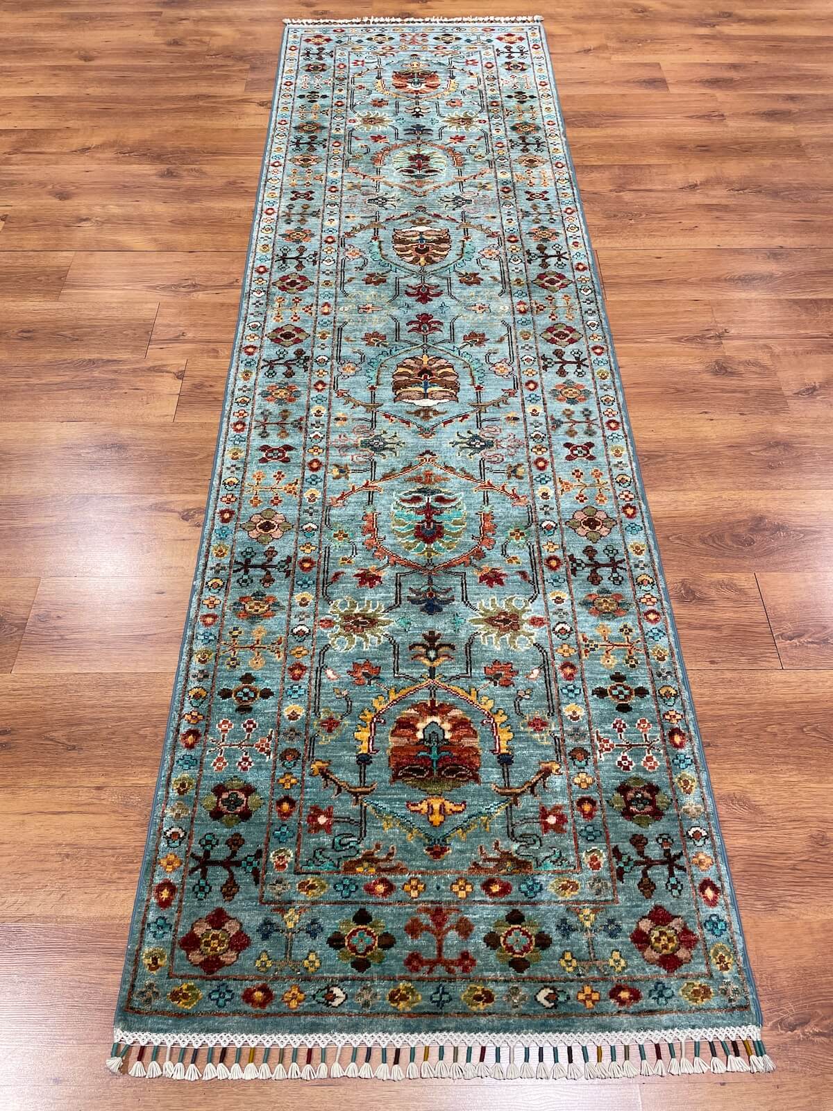 Afghan Binbirgece Handwoven Runner Rug – 85X292 by Camel Carpet