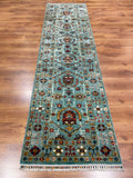 Afghan Binbirgece Handwoven Runner Rug by Camel Carpet