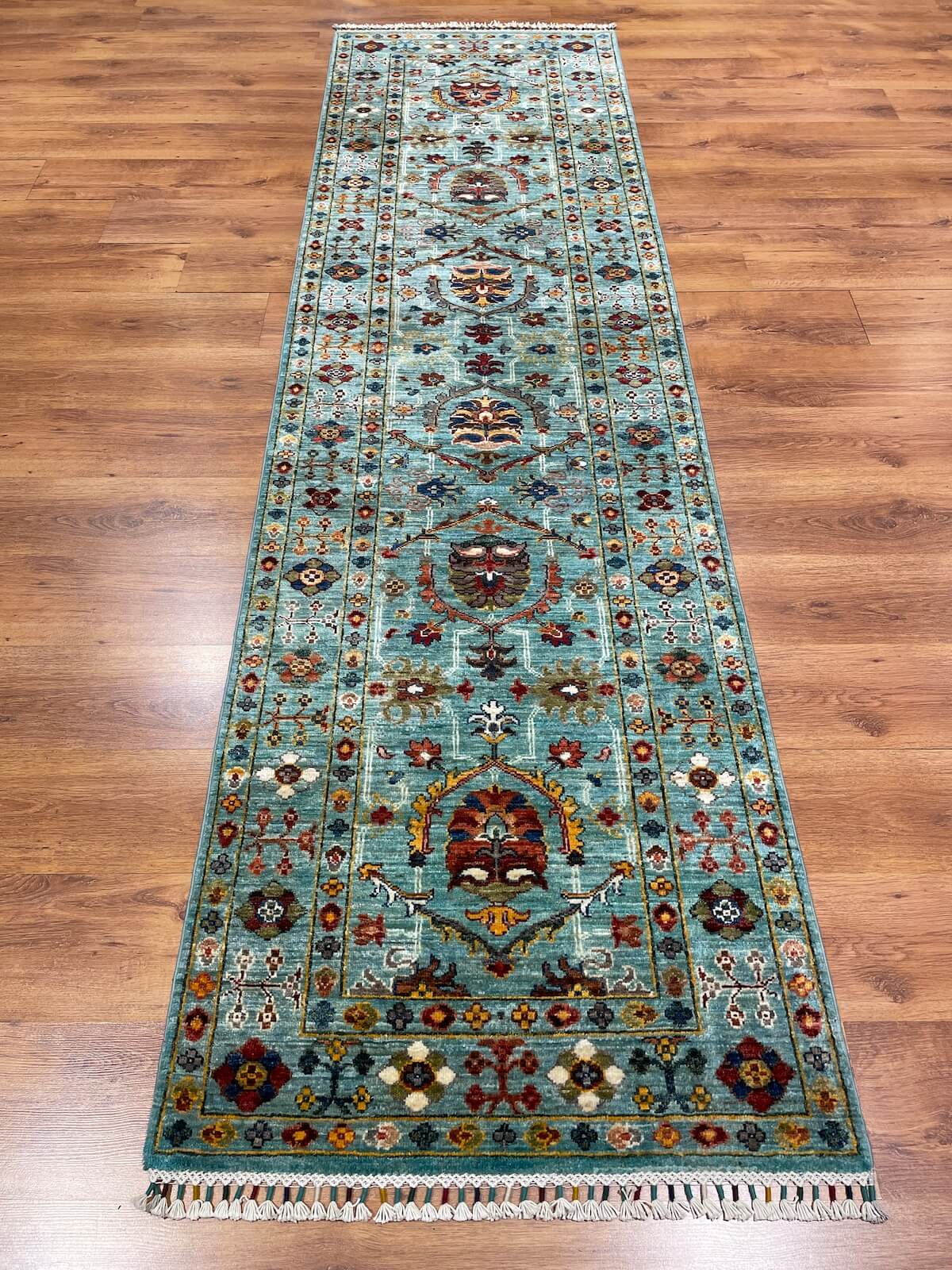 Afghan Binbirgece Handwoven Runner Rug by Camel Carpet