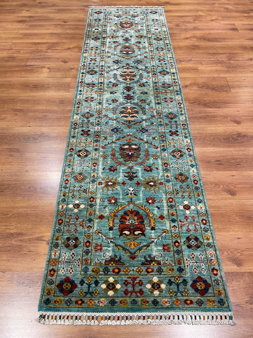 Afghan Binbirgece Handwoven Runner Rug by Camel Carpet