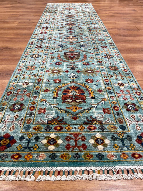 Afghan Binbirgece Handwoven Runner Rug by Camel Carpet