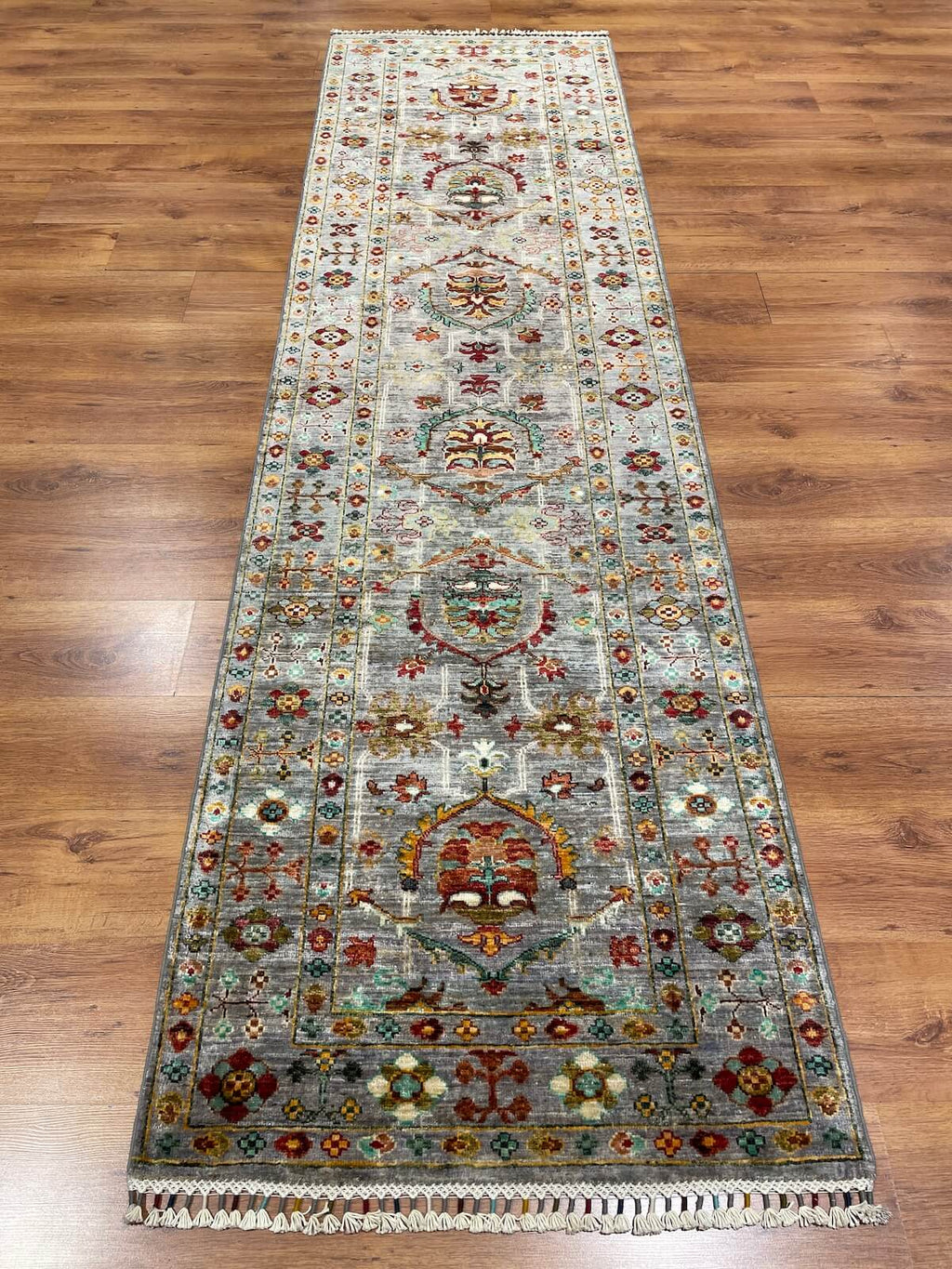 Afghan Binbirgece Handwoven Runner Rug – 86X308 by Camel Carpet