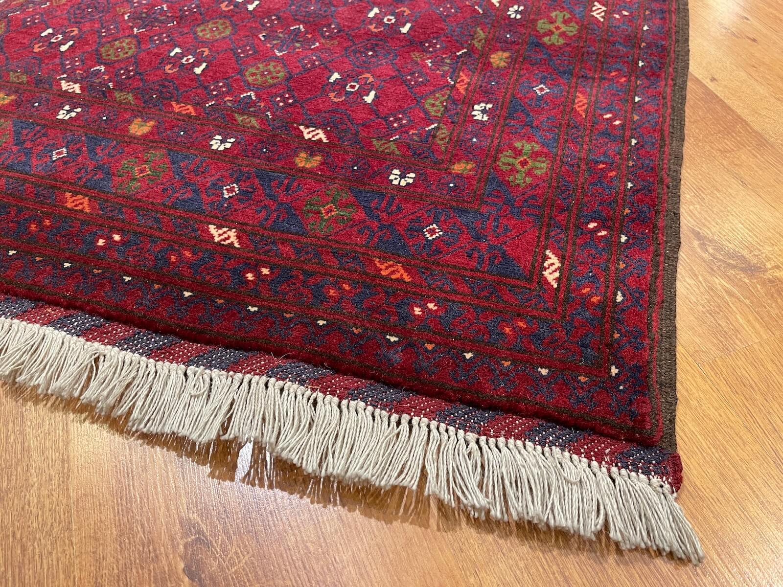 Afghan Kunduz Handwoven Runner Rug – 059177 by Camel Carpet