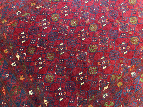 Afghan Kunduz Handwoven Runner Rug – 059177 by Camel Carpet