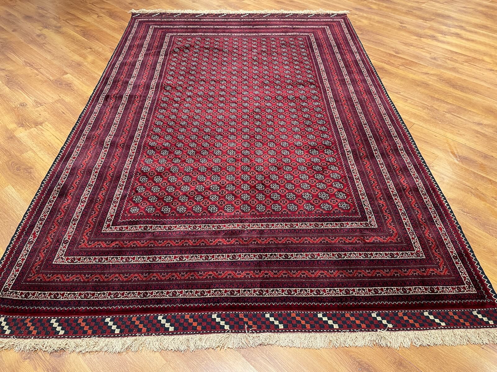 Afghan Hoca Roshnai Handwoven Rug by Camel Carpet