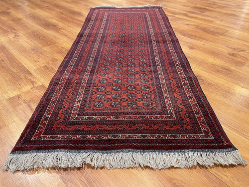 Afghan Hoca Roshnai Handwoven Runner Rug – 039368 by Camel Carpet
