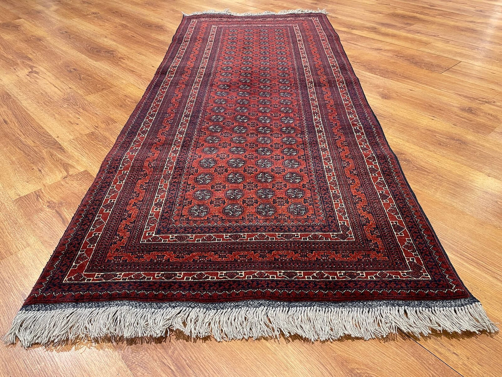 Afghan Hoca Roshnai Handwoven Runner Rug – 039368 by Camel Carpet