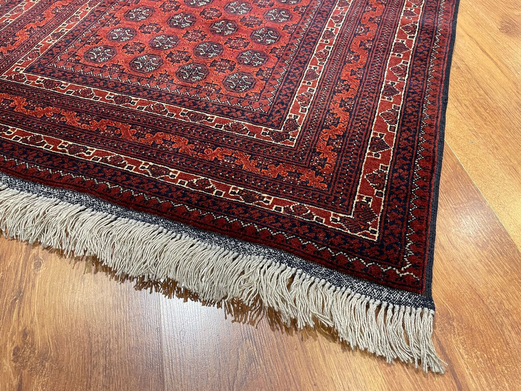Afghan Hoca Roshnai Handwoven Runner Rug – 039368 by Camel Carpet