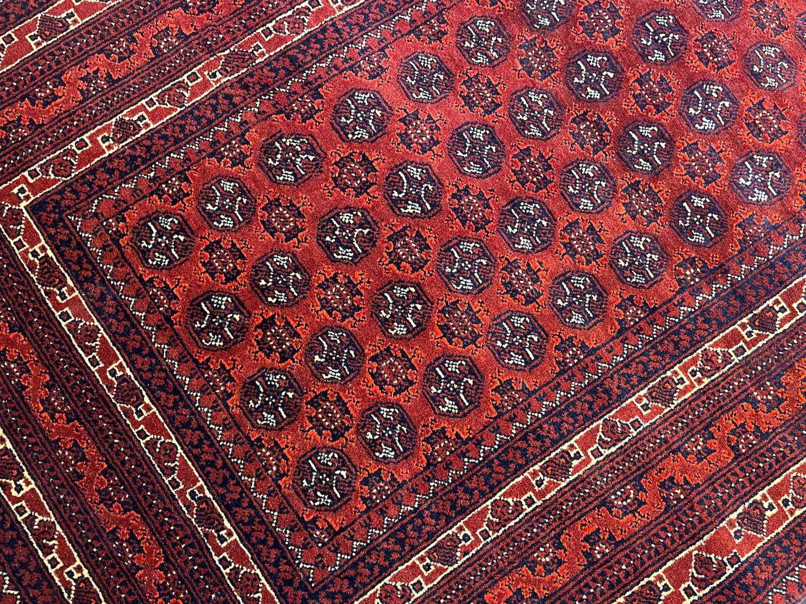 Afghan Hoca Roshnai Handwoven Runner Rug – 039368 by Camel Carpet