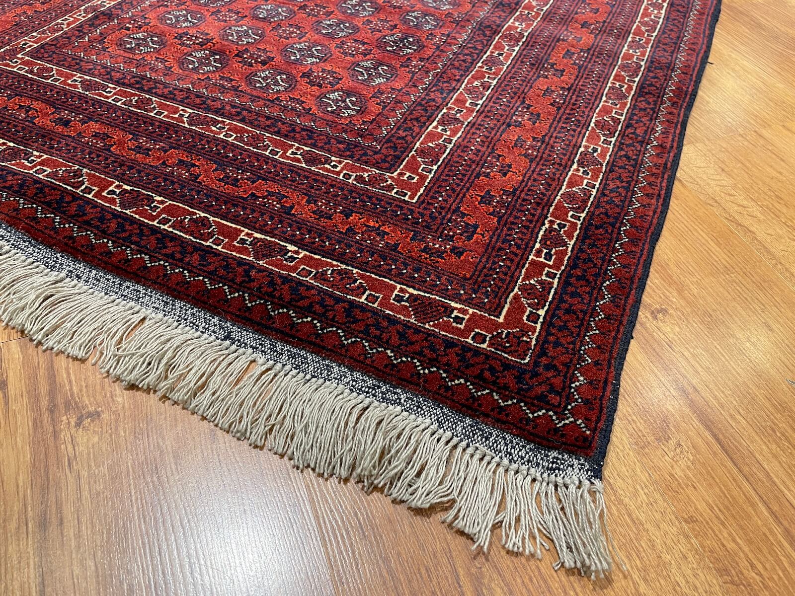 Afghan Hoca Roshnai Handwoven Runner Rug – 039371 by Camel Carpet
