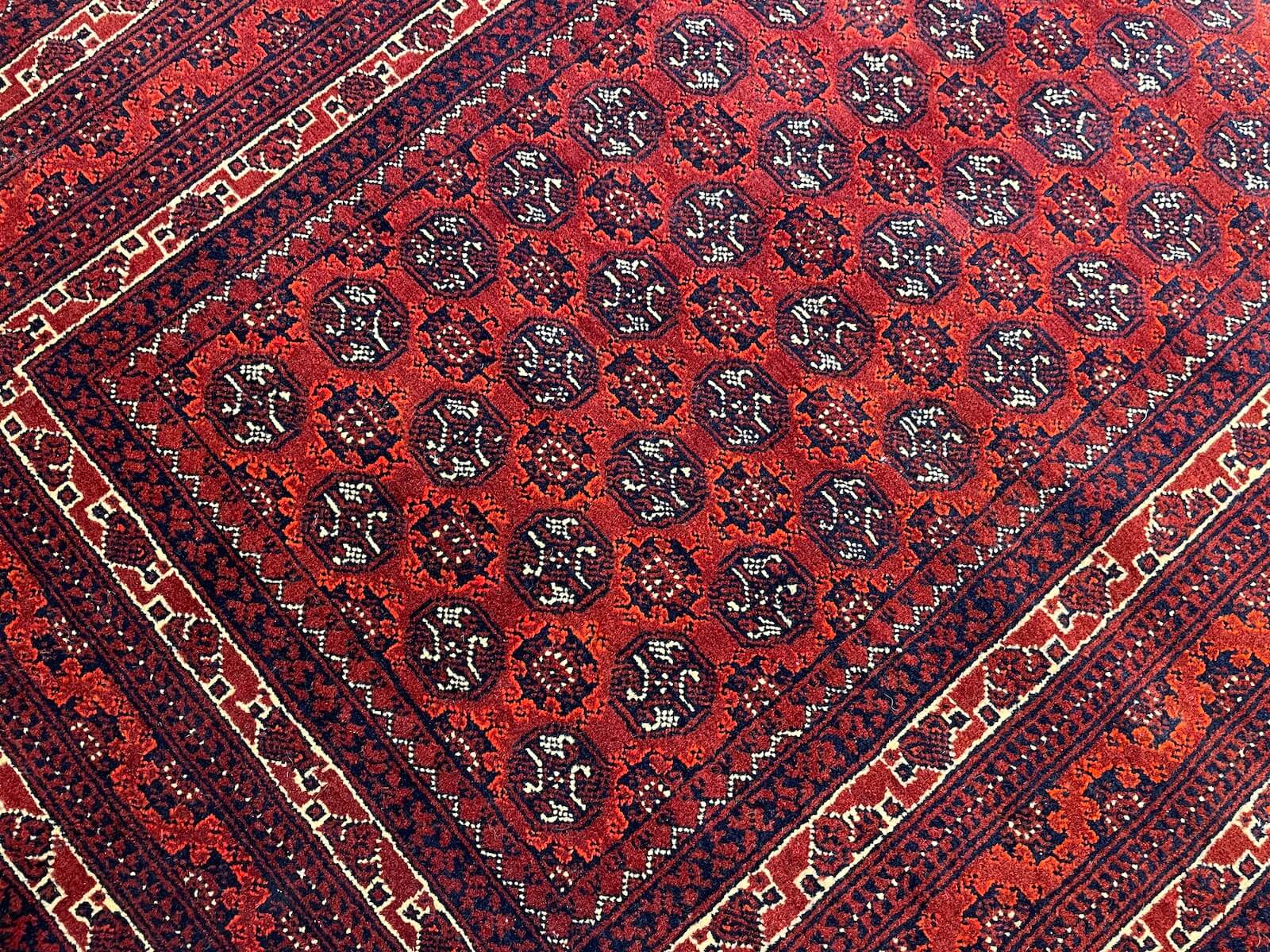 Afghan Hoca Roshnai Handwoven Runner Rug – 039371 by Camel Carpet