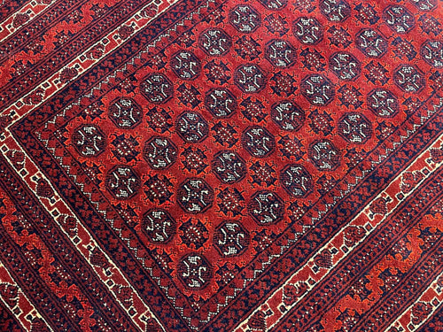 Afghan Hoca Roshnai Handwoven Runner Rug – 039371 by Camel Carpet