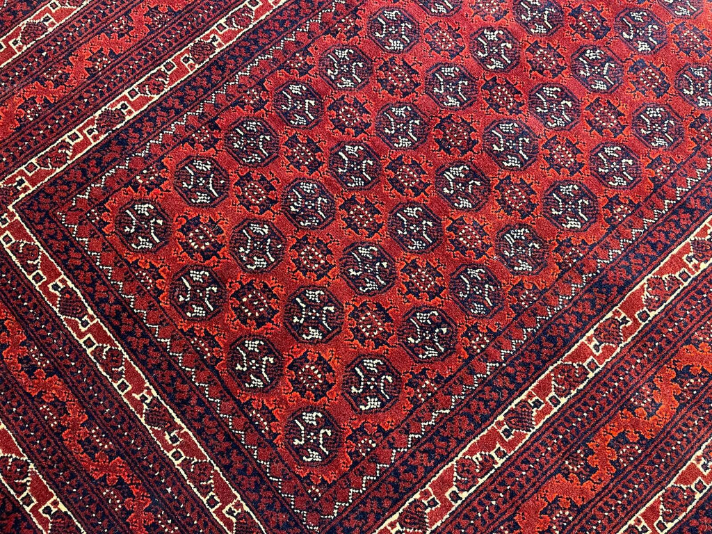 Afghan Hoca Roshnai Handwoven Runner Rug – 039371 by Camel Carpet