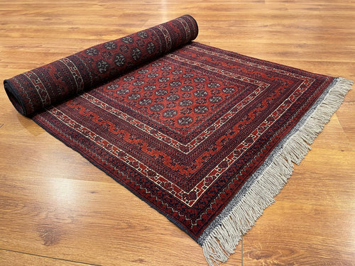 Afghan Hoca Roshnai Handwoven Runner Rug – 039371 by Camel Carpet
