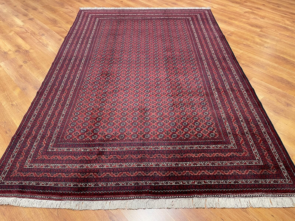 Afghan Hoca Roshnai Handwoven Rug – 195X292 by Camel Carpet