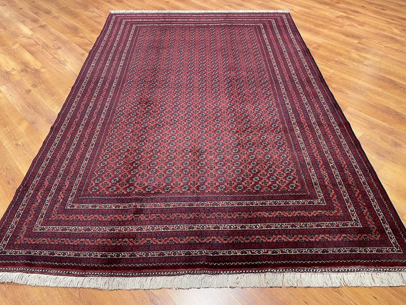 Afghan Hoca Roshnai Handwoven Rug – 195X292 by Camel Carpet
