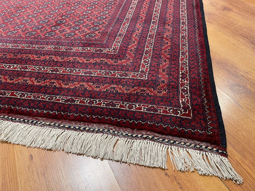 Afghan Hoca Roshnai Handwoven Rug – 195X292 by Camel Carpet