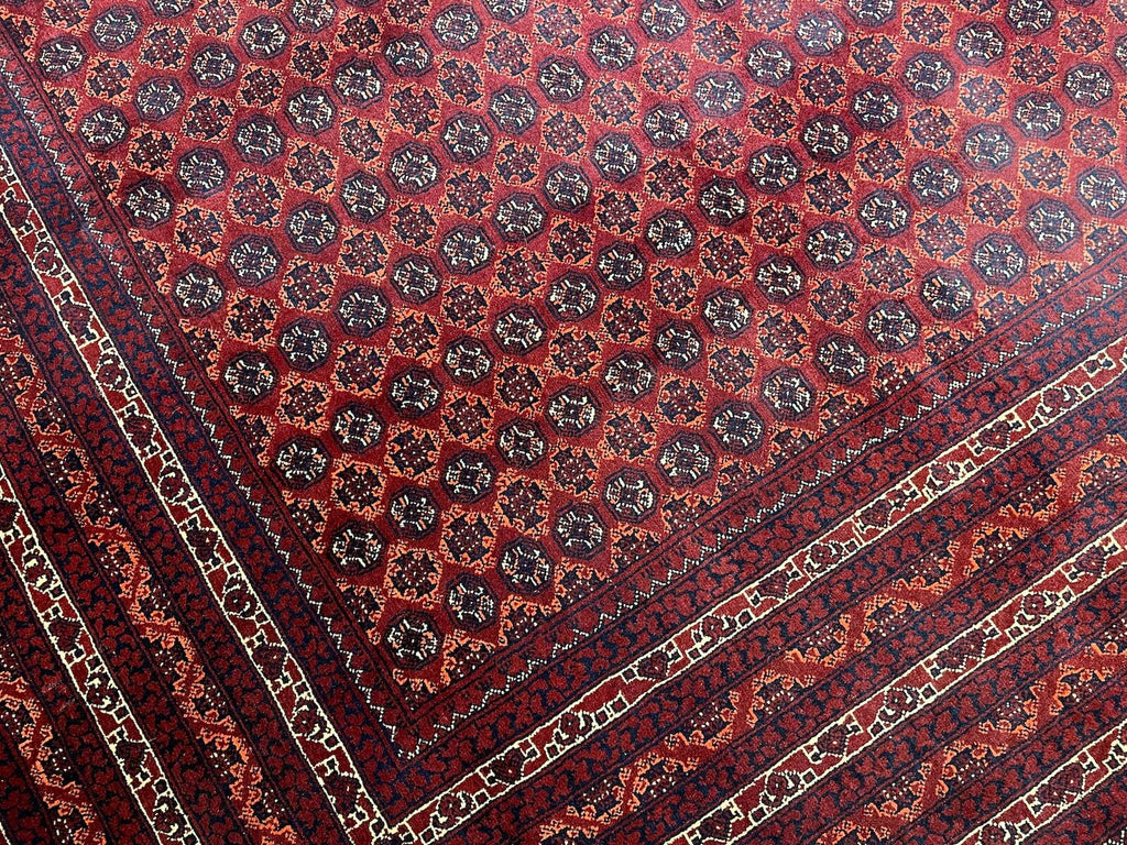 Afghan Hoca Roshnai Handwoven Rug – 195X292 by Camel Carpet