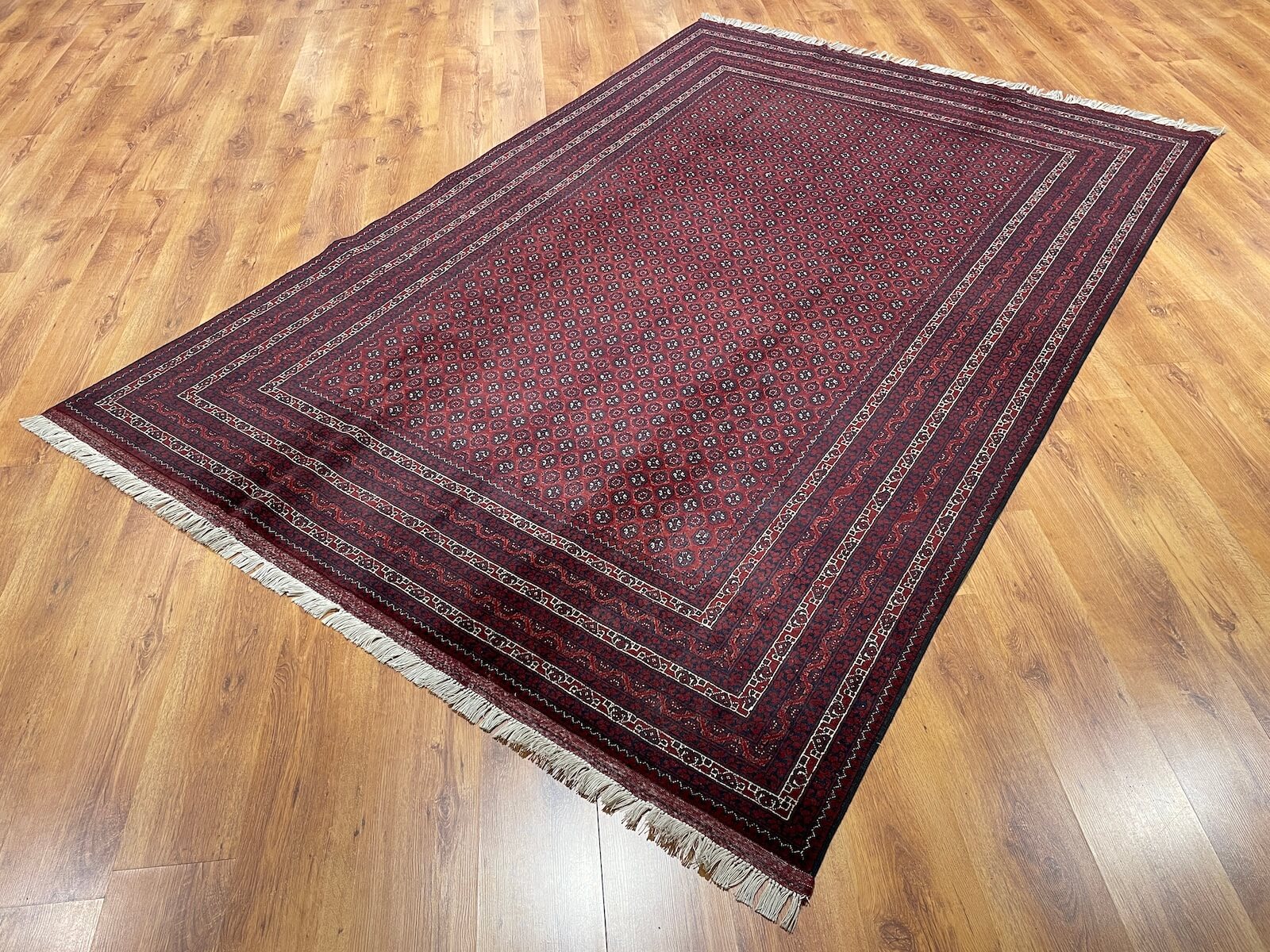 Afghan Hoca Roshnai Handwoven Rug – 200X299 by Camel Carpet