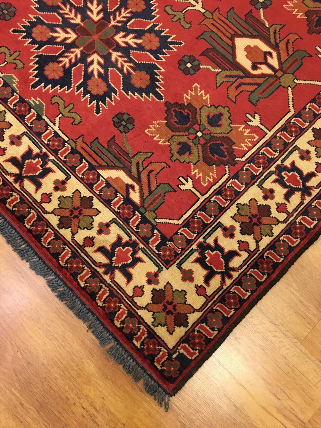 Afghan Kargai Handwoven Rug – 152X200 by Camel Carpet