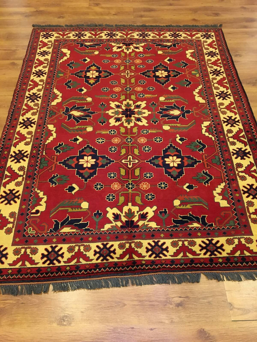 Afghan Kargai Handwoven Rug – 153X197 by Camel Carpet