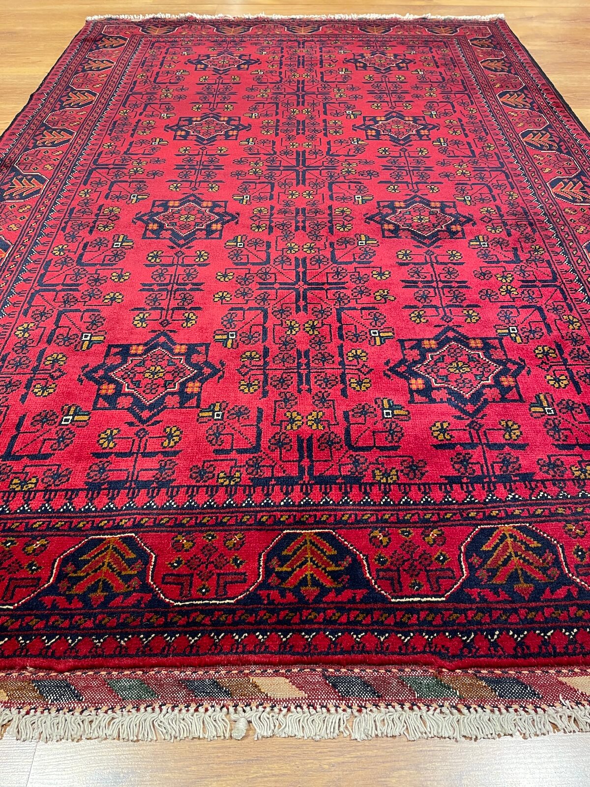 Afghan Khamyap Handwoven Rug by Camel Carpet