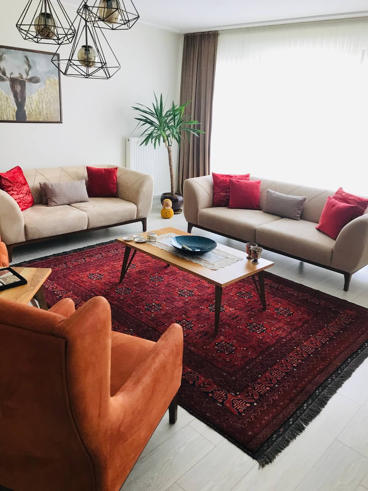 Afghan Khamyap Handwoven Rug by Camel Carpet