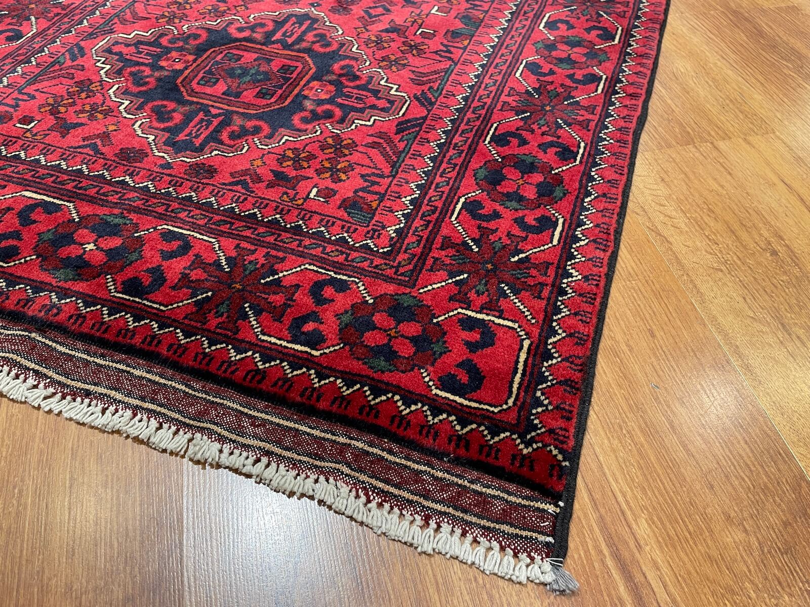 Afghan Khamyap Handwoven Runner Rug – 81X294 by Camel Carpet