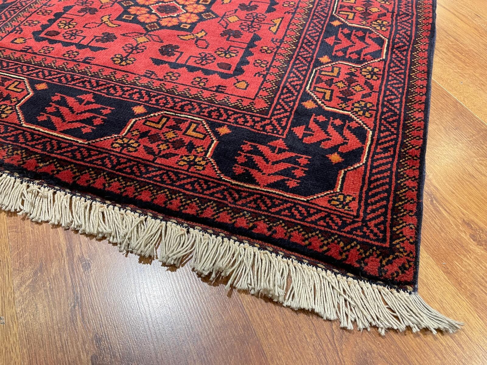 Afghan Kunduz Handwoven Runner Rug – 84X288 by Camel Carpet