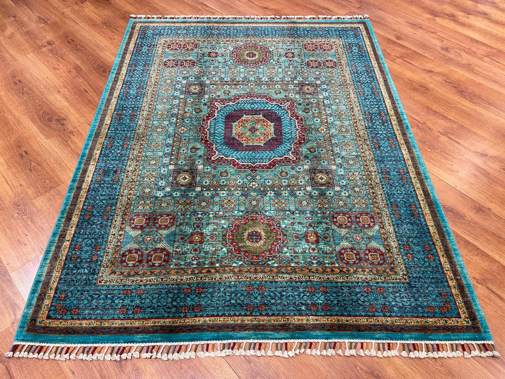 Afghan Memluk Handwoven Rug – 155X202 by Camel Carpet