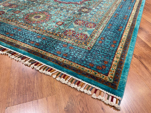 Afghan Memluk Handwoven Rug – 155X202 by Camel Carpet