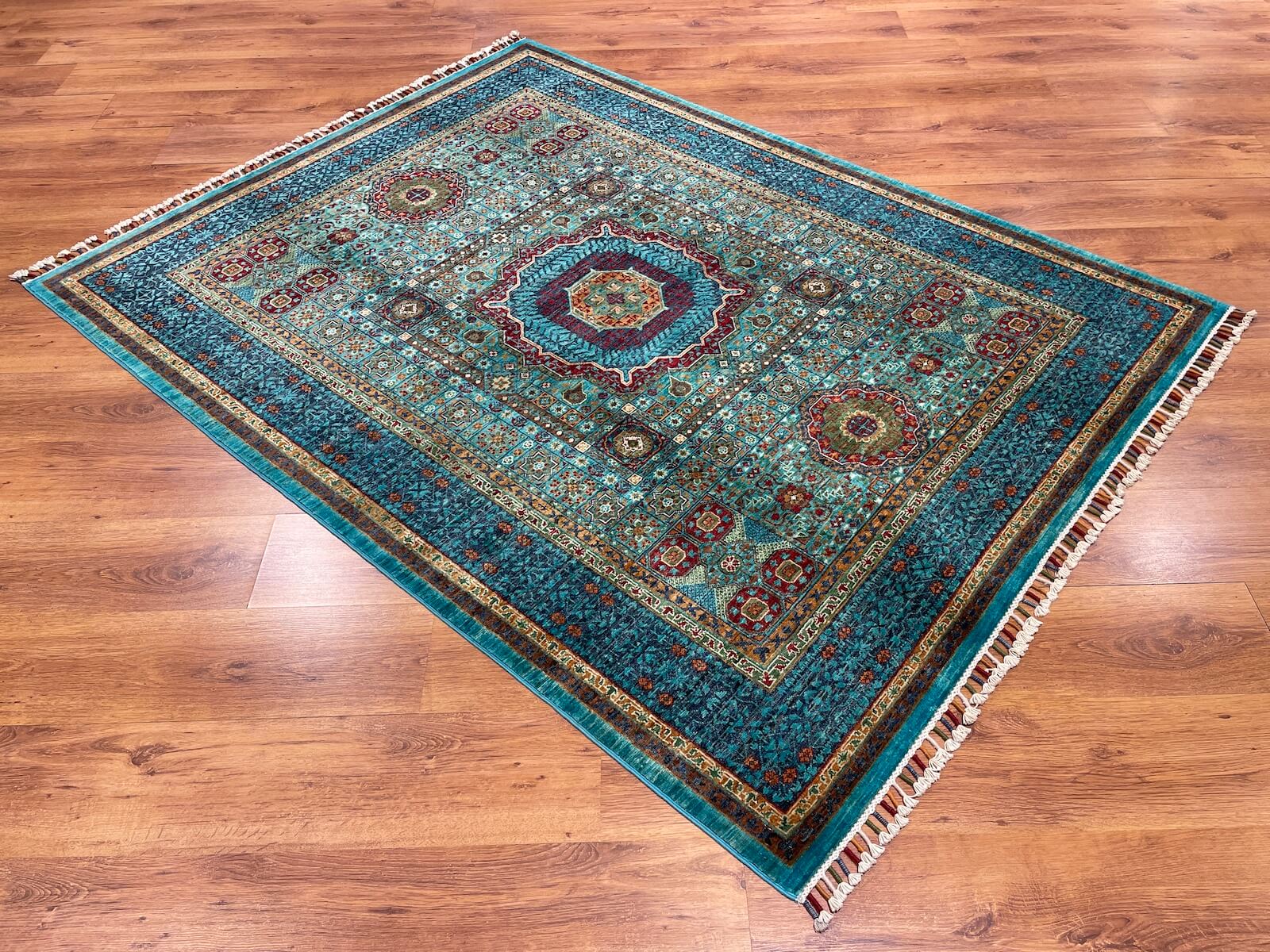 Afghan Memluk Handwoven Rug – 155X202 by Camel Carpet