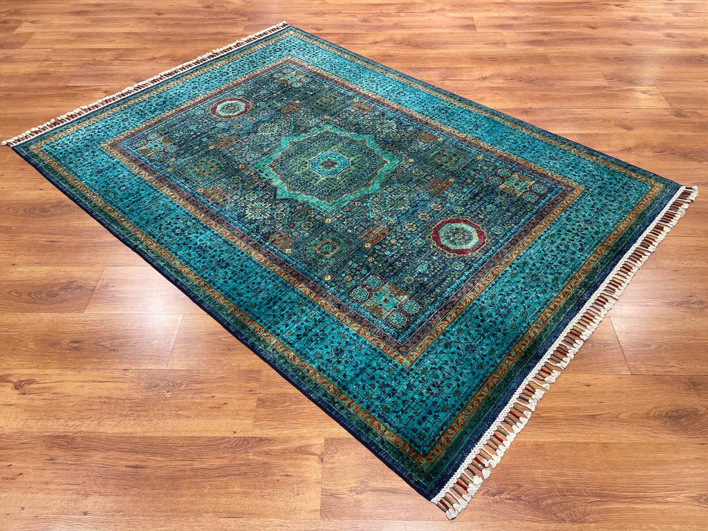 Afghan Memluk Handwoven Rug – 154X213 by Camel Carpet