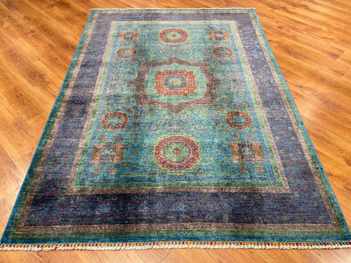 Afghan Memluk Handwoven Rug – 171X238 by Camel Carpet