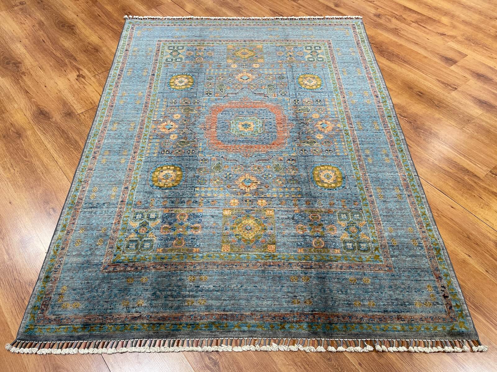 Afghan Memluk Handwoven Rug – 145X195 by Camel Carpet