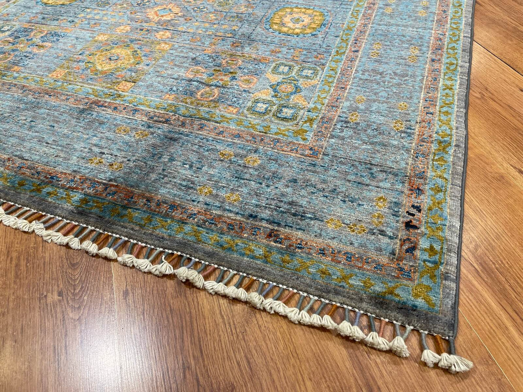 Afghan Memluk Handwoven Rug – 145X195 by Camel Carpet