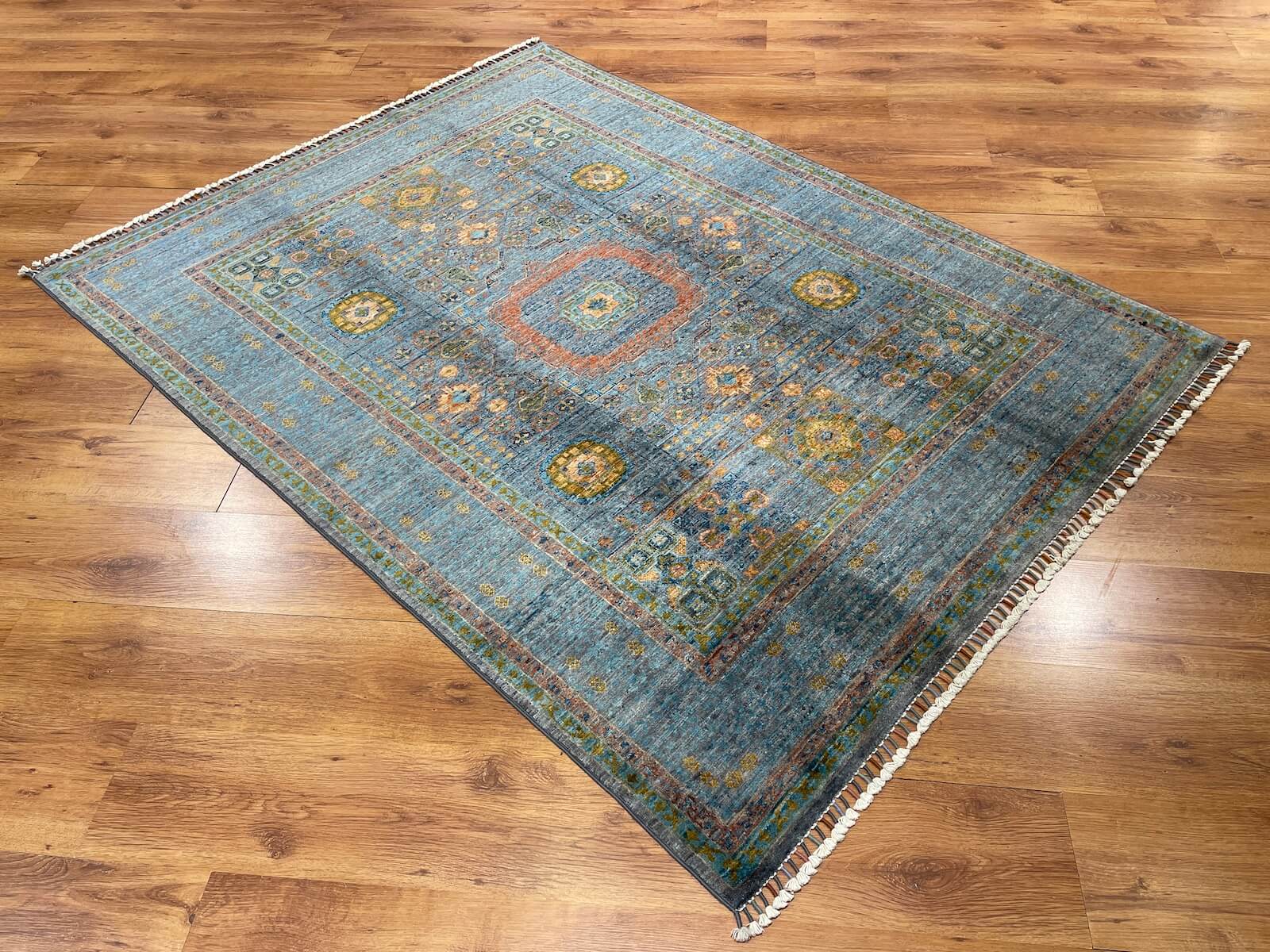 Afghan Memluk Handwoven Rug – 145X195 by Camel Carpet