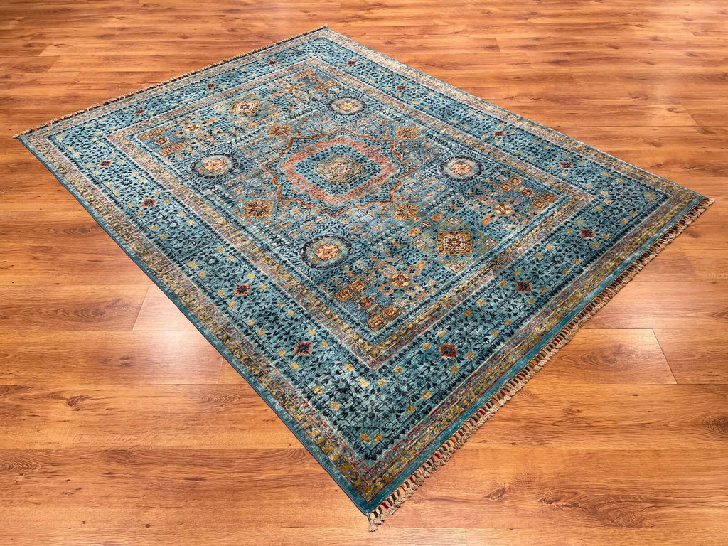 Afghan Memluk Handwoven Rug – 175X227 by Camel Carpet