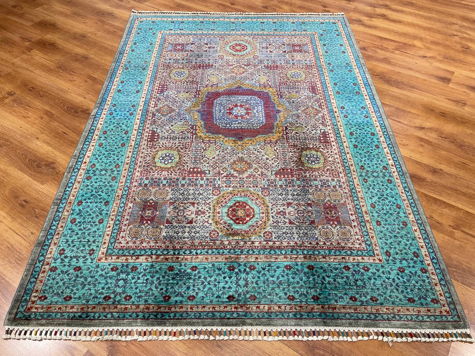 Afghan Memluk Handwoven Rug – 172X246 by Camel Carpet