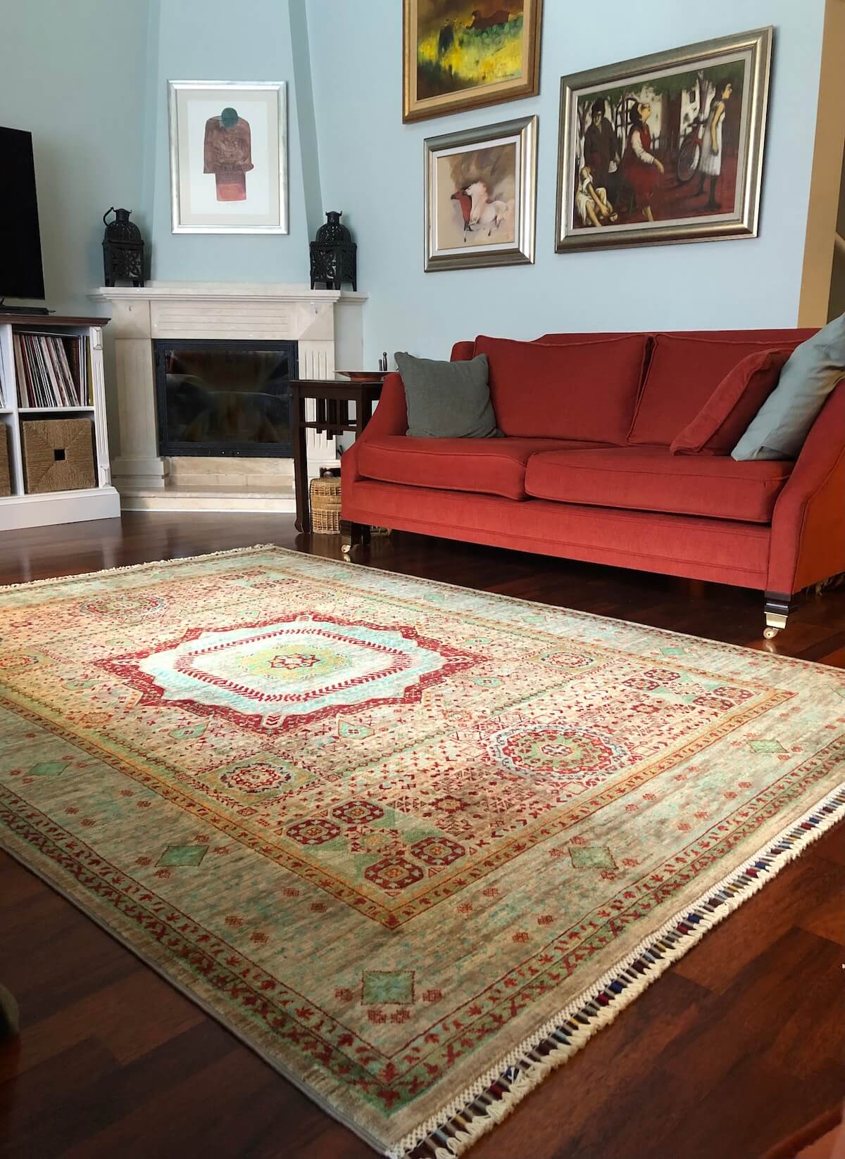 Afghan Memluk Handwoven Rug by Camel Carpet