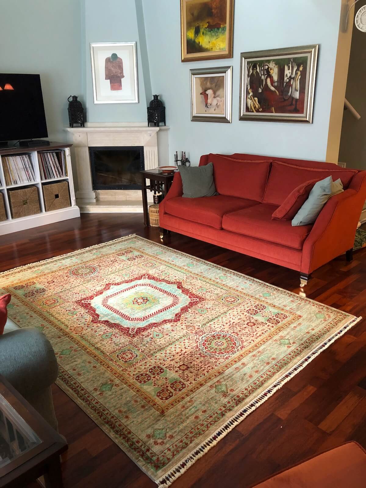 Afghan Memluk Handwoven Rug by Camel Carpet
