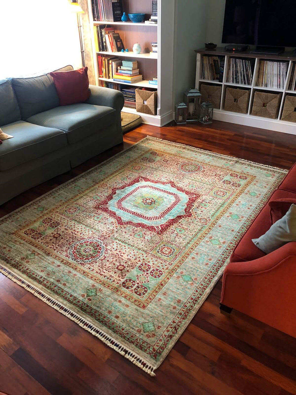 Afghan Memluk Handwoven Rug by Camel Carpet