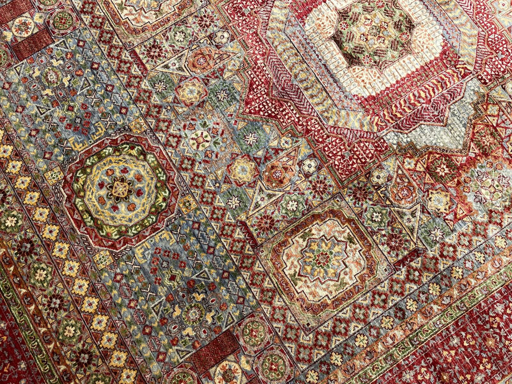 Afghan Memluk Handwoven Rug – 209X294 by Camel Carpet