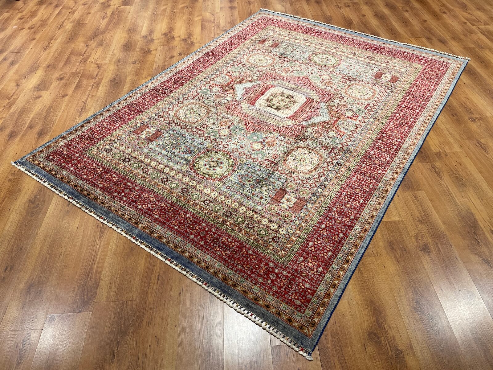Afghan Memluk Handwoven Rug – 209X294 by Camel Carpet