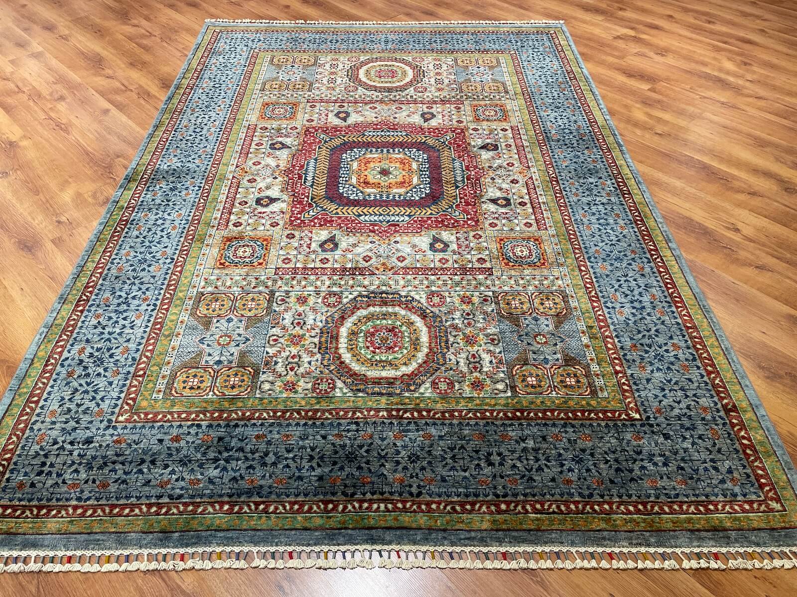 Afghan Memluk Handwoven Rug – 205X300 by Camel Carpet
