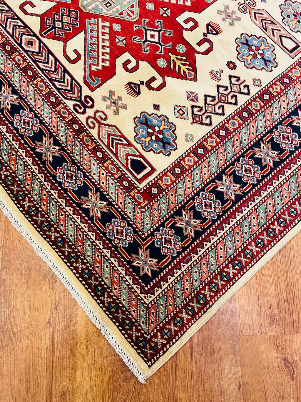 Afghan Sirvan Handwoven Rug – 078350 by Camel Carpet