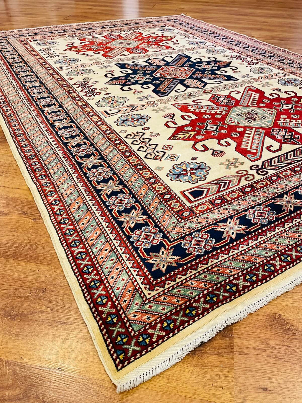 Afghan Sirvan Handwoven Rug – 078350 by Camel Carpet