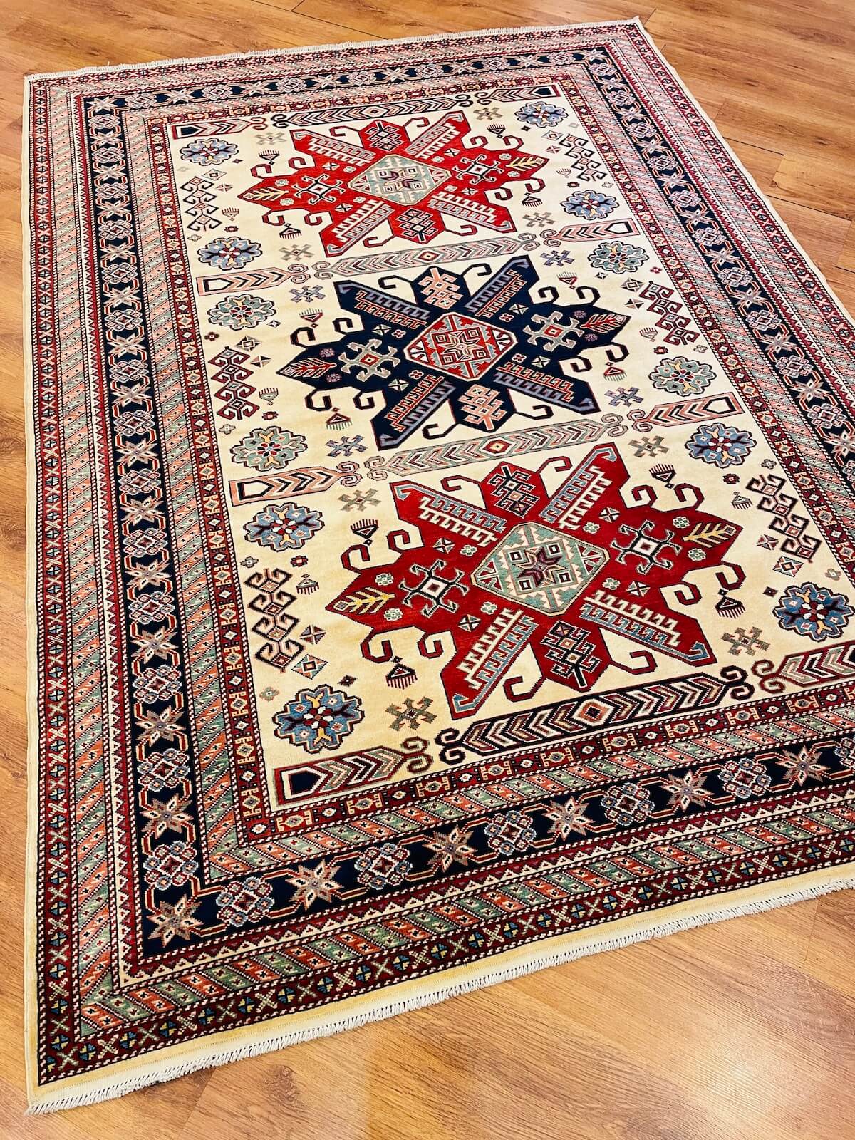 Afghan Sirvan Handwoven Rug – 078350 by Camel Carpet